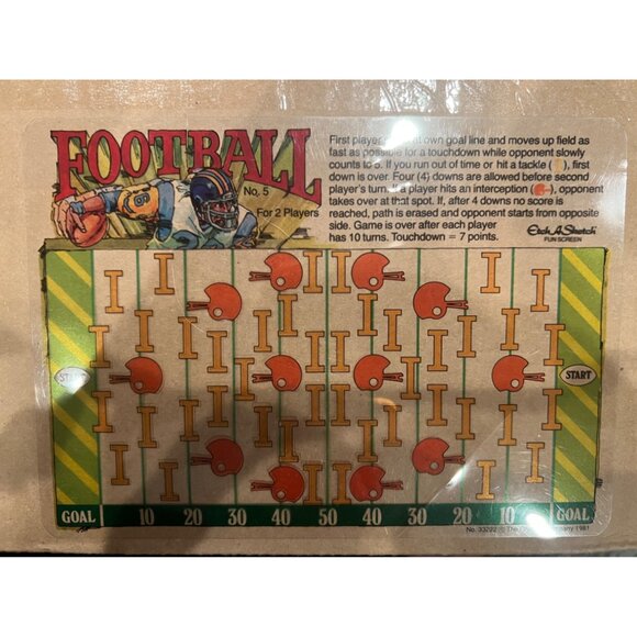 Vintage Etch A Sketch Fun Screens Action Pack Sports Missing One Film, Vintage - Picture 7 of 8